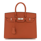 Epsom Birkin Sellier 25 Terre Battue