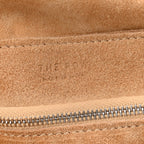 Suede Bindle Bag Warm Beige