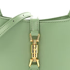 Boarded Dyana Lux Calfskin Mini Jackie 1961 Hobo Green Soil Grass