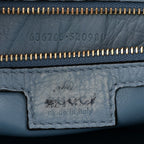 Snakeskin Ostrich Calfskin Small Jackie 1961 Hobo Blue Multicolor