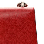 Dollar Calfskin Swarovski Crystal Small Dionysus Shoulder Bag Hibiscus Red