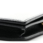 Calfskin Mini GG Marmont Chain Wallet Black