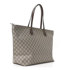 GG Supreme Monogram Medium Ophidia Shopping Tote Ebony