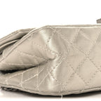 Metallic Lambskin Quilted 2.55 Reissue 225 Flap Silver