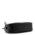 Calfskin Matelasse Small GG Marmont Chain Shoulder Bag Black