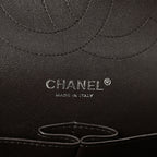 Caviar Quilted Jumbo Double Flap Dark Brown