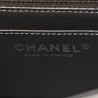 Metallic Lambskin Quilted Mini Rectangular Flap Silver