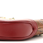 Snakeskin Calfskin Small Jackie 1961 Hobo Brown Multicolor