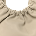 Buttery Nappa Lambskin Small Squeeze Bag Sea Salt