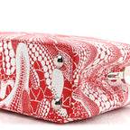 LV X YK Taurillon Psychedelic Flower Capucines BB Rouge
