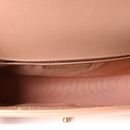 Caviar Quilted Medium Boy Flap Beige