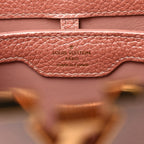 Metallic Taurillon Capucines BB Pearly Pink