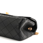 Calfskin Quilted 2.55 Reissue Mini Flap Black