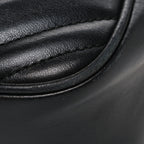 Calfskin Matelasse Small GG Marmont Chain Shoulder Bag Black