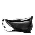 Grained Calfskin Large Slouchy Banana Bag Black