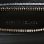 Calfskin Matelasse Small GG Marmont Top Handle Shoulder Bag Black