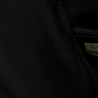 Calfskin Embossed Stitch Large Boy Flap Black