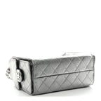 Metallic Caviar Quilted Mini Chanel 25 Handbag Anthracite