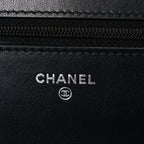 Caviar Quilted Boy Wallet On Chain WOC Black
