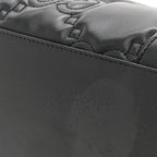 Calfskin GG Matelasse Medium Ophidia Shopping Tote Black