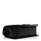 Caviar Quilted Medium Boy Flap Black