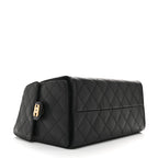 Caviar Quilted Small Chanel 25 Handbag Black