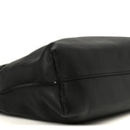 Calfskin Mini Flamenco Knot Clutch Black