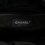 Shiny Calfskin Quilted Chanel 22 Backpack So Black