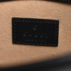 GG Supreme Monogram Textured Dollar Calfskin Super Mini Dionysus Shoulder Bag Beige Blue