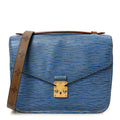 Epi Reverse Monogram Pochette Metis Denim Light