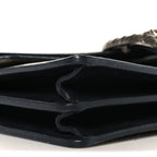 GG Supreme Monogram Small Dionysus Shoulder Bag Black
