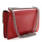 Dollar Calfskin Swarovski Crystal Small Dionysus Shoulder Bag Hibiscus Red