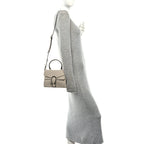 Crinkled Patent Small Dionysus Top Handle Bag Sphinx