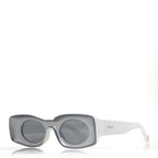 Acetate Sunglasses LW40033I Silver White