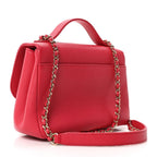 Caviar Quilted Small Business Affinity Flap Pink