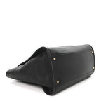 Calfskin Medium Deauville Tote Black Multicolor