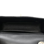 Lambskin Quilted Mini Rectangular Flap Black