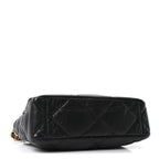 Goatskin Quilted Large Chanel 19 Flap Black