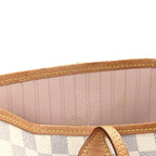 Damier Azur Neo Neverfull MM Rose Ballerine