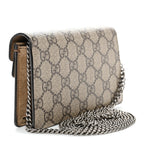 GG Supreme Monogram Super Mini Dionysus Shoulder Bag Taupe