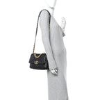 Lambskin Quilted Medium Chanel 19 Flap Black