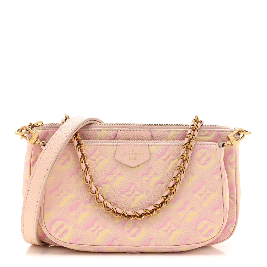 Empreinte Monogram Summer Stardust Multi Pochette Accessories Pink