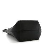 Grained Calfskin Medium N/S Park Tote Black