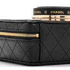 Lambskin Quilted Coco Click Bag Black
