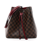 Damier Ebene Neonoe MM Cherry Berry