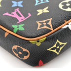 Monogram Multicolor Pochette Accessories Black