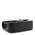 Caviar Quilted Mini Rectangular Flap Black