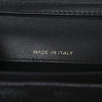 Caviar Quilted Mini Ribbon Wallet On Chain WOC Black