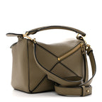 Calfskin Small Puzzle Bag Artichoke Green