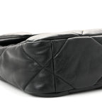 Lambskin Quilted Medium Chanel 19 Flap Black